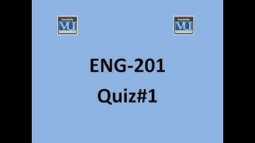 ENG 201 Quiz 1 Correct Solution | ENG 201 Quiz 1 Solution | Roshni Rauf |