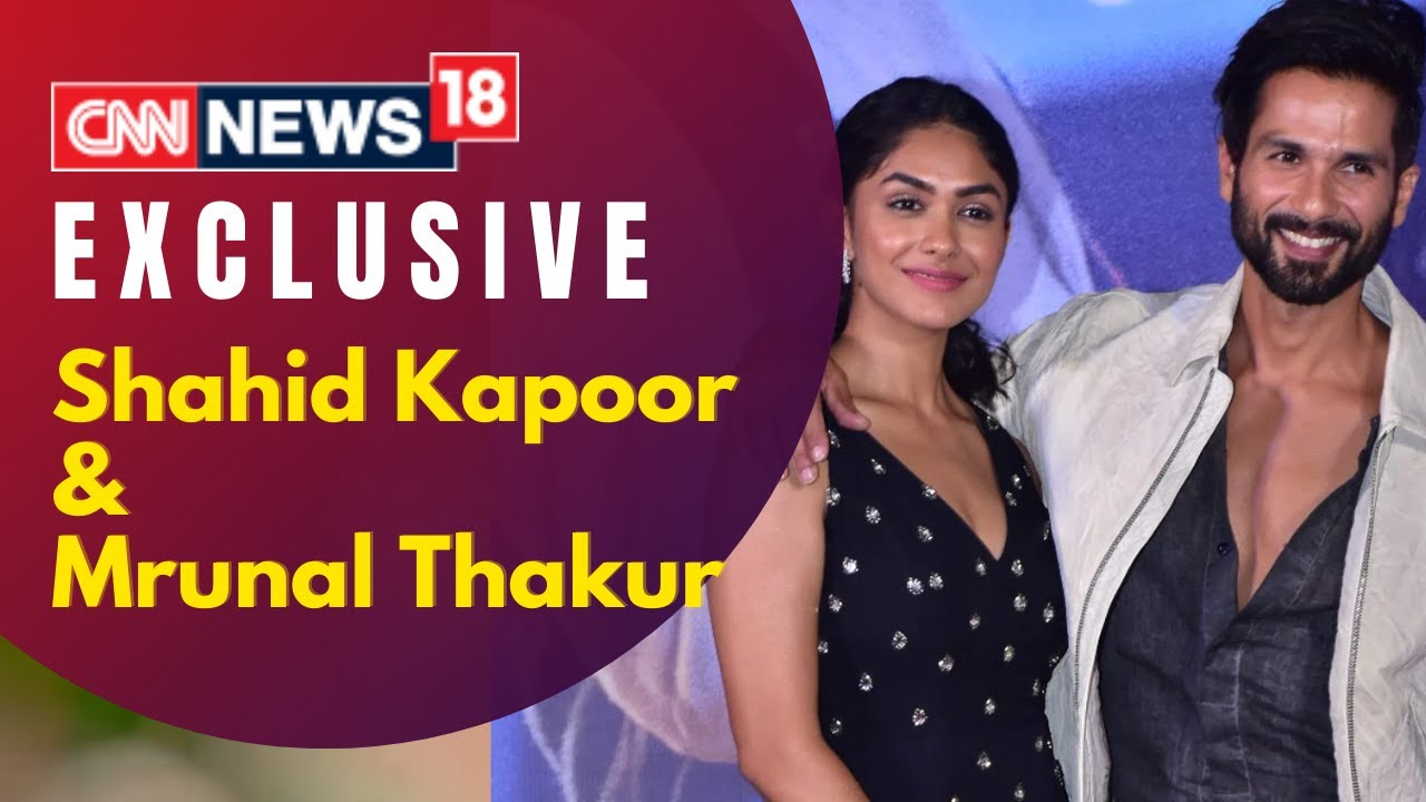 Shahid Kapoor I Mrunal Thakur Interview I Jersey Trailer | Now Showing | Bollywood News | CNN News18
