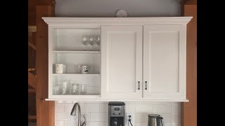 Installing Crown Moulding the Easy Way on Cabinets