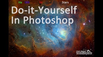Process the Lagoon Nebula in SHO using Photoshop