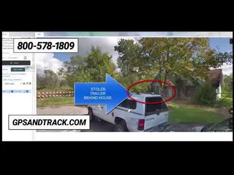 Stolen Trailer in Houston - equipped with a GPS Tracking Unit
