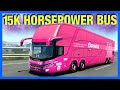 Crashing a 15,000 Horsepower Double Decker Bus in Euro Truck Simulator 2