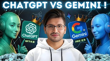 ChatGPT vs Gemini 🔥 Real Test in Hindi | Who is the Best AI? LIVE Comparison & Results!