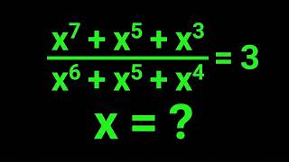 Hardest math question | Find The VAlue Of x | Olympiad Math Problem