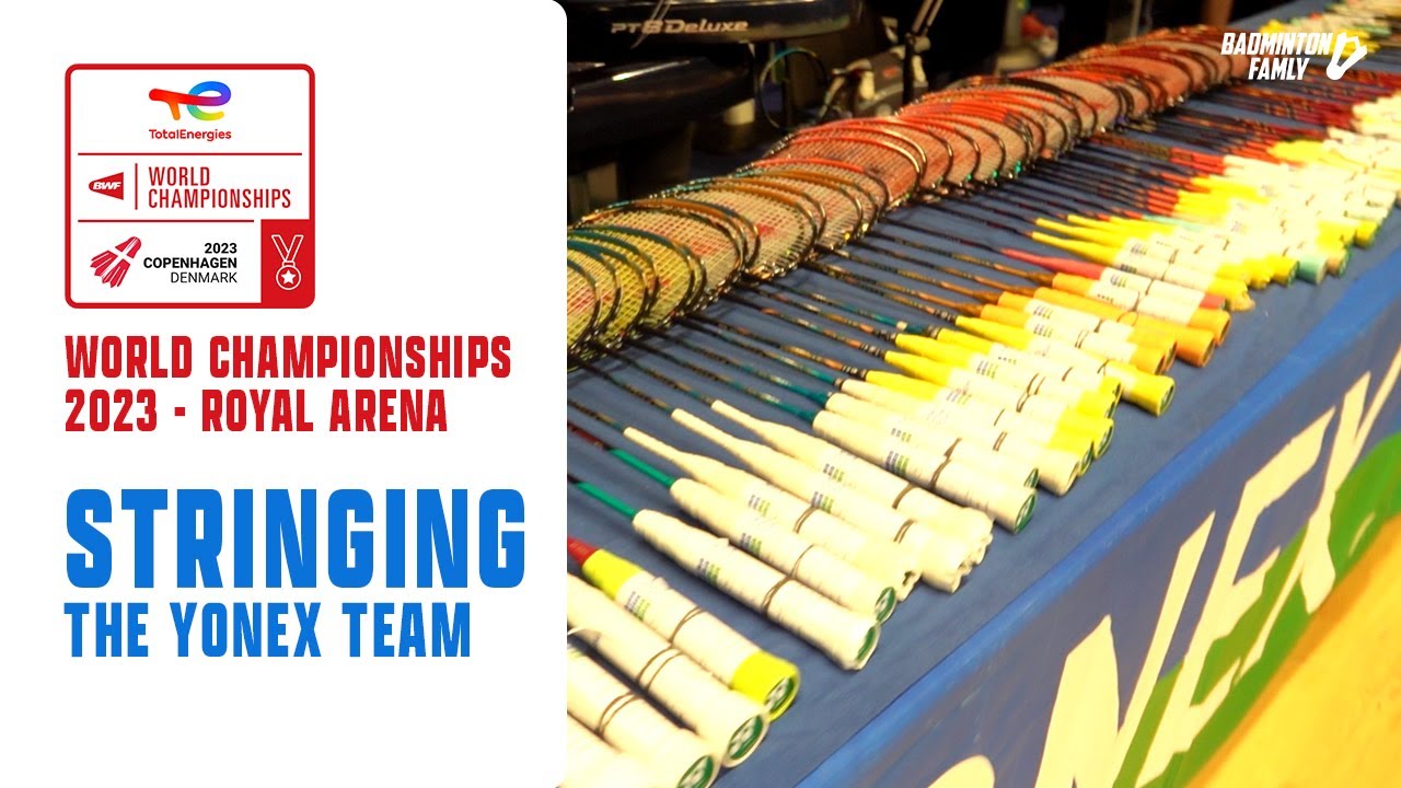 Yonex Badminton Stringing Team - WC23