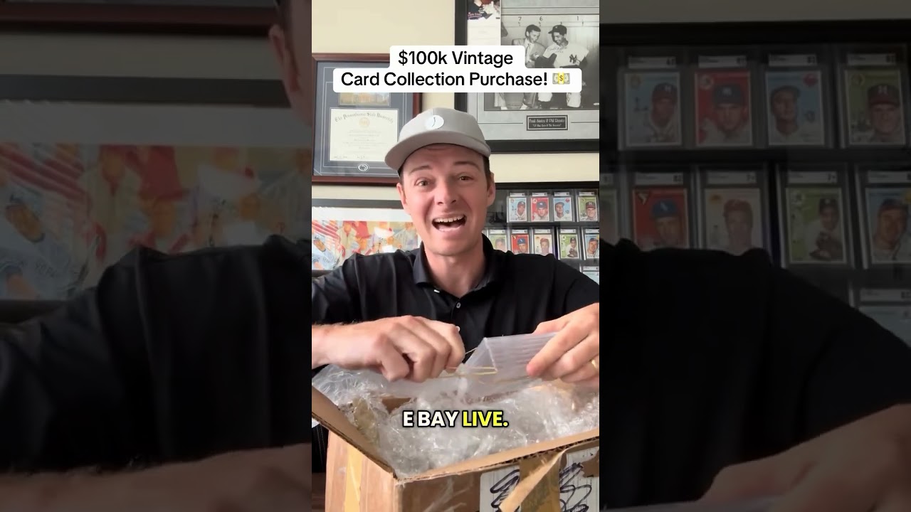 I Just Bought a $100,000+ Card Collection 🤯 (featured). Photo by Sports Cards Nonsense