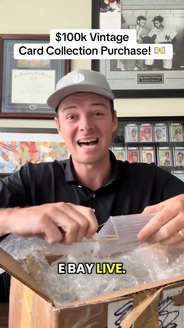 マイブームはヴィンテージ I Just Bought a $100,000+ Card Collection 🤯 - YouTube