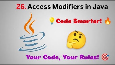 Declarations and Access Modifiers in Java (Part 5) | public,private,protected & default | Fight4Tech