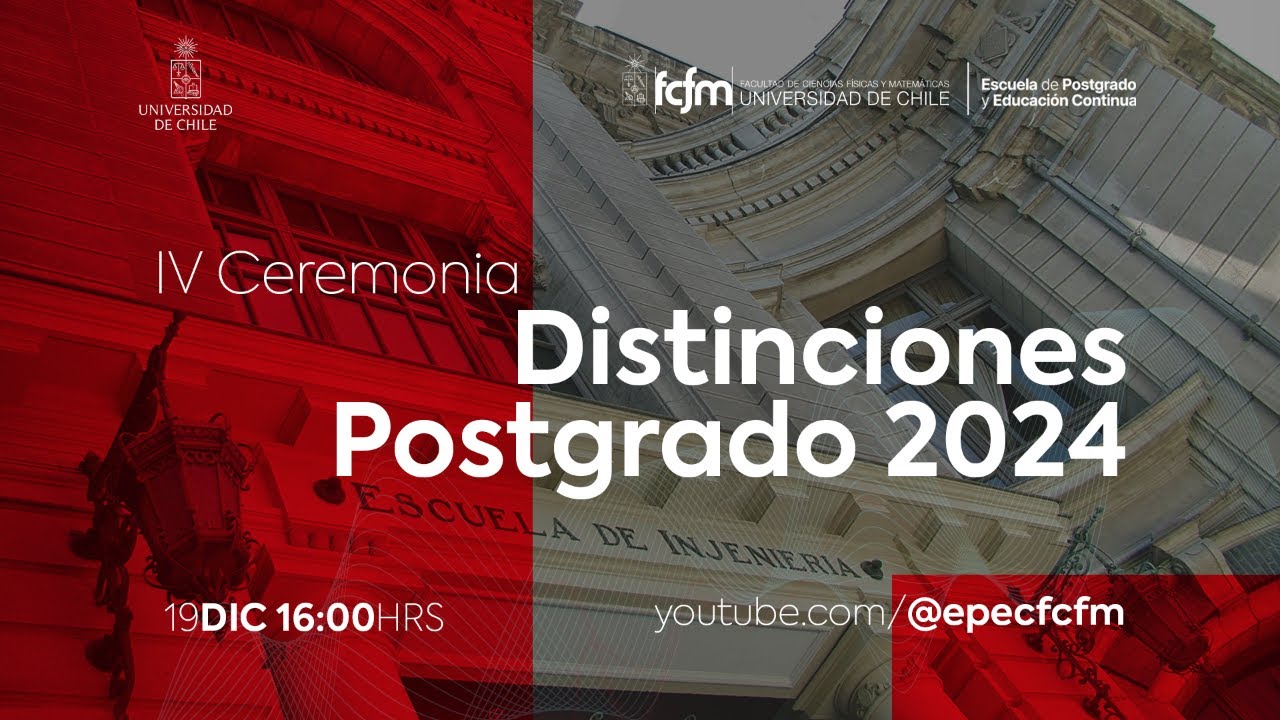 IV Ceremonia de Distinciones de Postgrado 2024 - YouTube