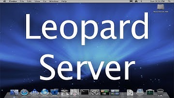 Mac OS X 10.5 Leopard Server Demo
