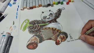 SKETCH DE PO (KUNG FU PANDA)