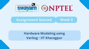 Hardware Modeling using Verilog Week 5 | NPTEL ANSWERS | My Swayam #nptel #nptel2025 #myswayam