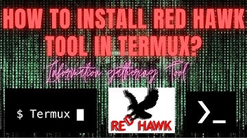 How to install RED HAWK information gathering tool in termux | Android