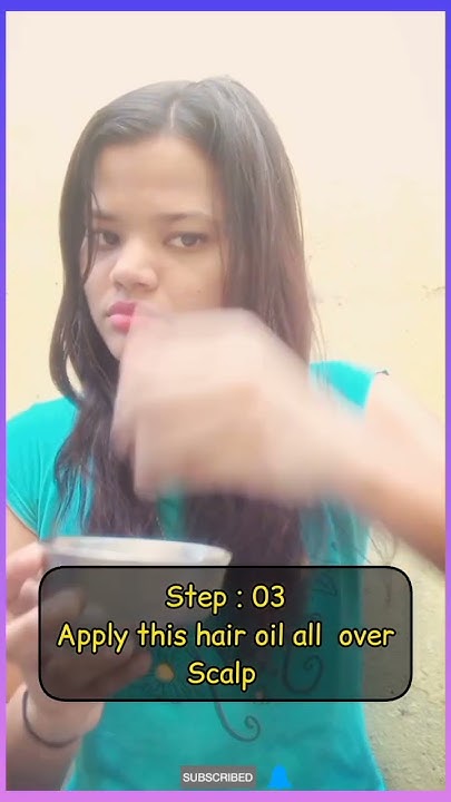 My Sunday Hair Oiling Routine 🤩 Step by Step 🚿 #shorts #youtubeshorts # ...