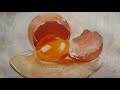 Рисуем разбитое яйцо. Drawing a broken egg. Vugar Mamedov