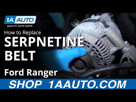 How to Replace Serpentine Belt 98-12 Ford Ranger 4.0L V6