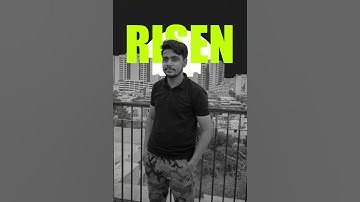 Risen - Ahmed Jaffrani - After Effects - Motion Graphics - Typography Animation