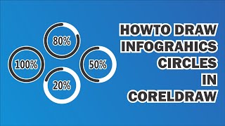 How to Draw/Create Info-Graphics Cirlcles in CorelDRAWX7 | UFC | 2021