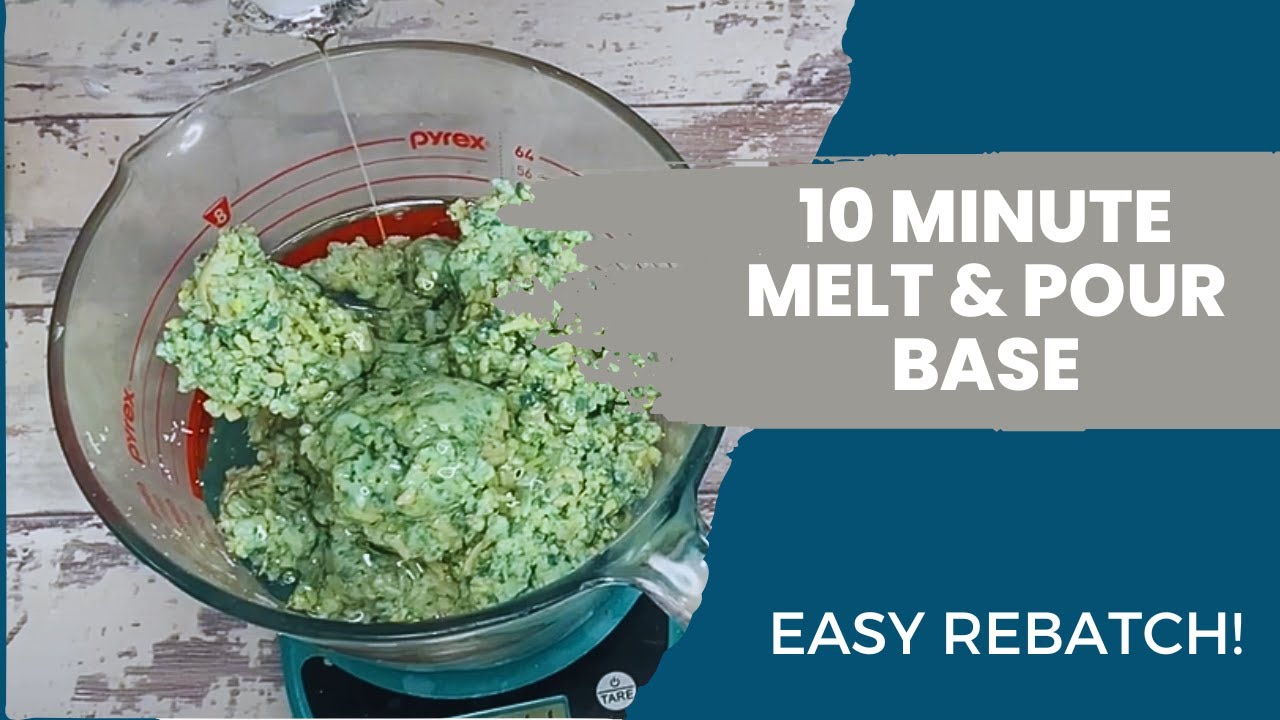 Quick & Easy Melt & Pour Base Recipe! 