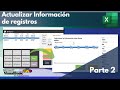CURSO COMPLETO: Creación de un Sistema en Excel Cap.10 - Actualizar/Modificar registros existentes 2