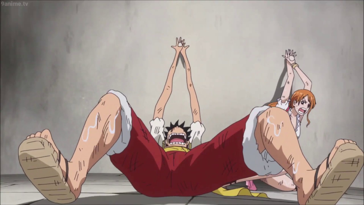 One Piece 816 Luffy Tries To Cuts His Arm To Escape Hd Youtube