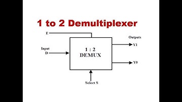 Demultiplexer || 1 to 2 Demultiplexer || 1 X 2 De Multiplexer ||  1: 2 Demultiplexer || DLD || STLD