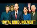 1 MIN AGO Royal Announcement SHOCKS the World