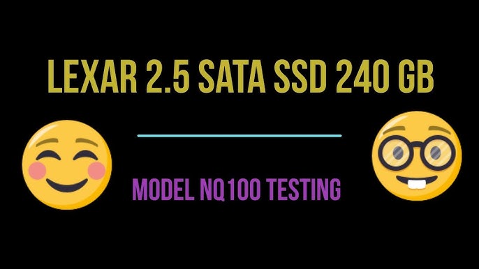 Lexar NQ100 240GB 2.5” SATA III Internal SSD, Solid State Drive, Up to  550MB/s Read (LNQ100X240G-RNNNU)