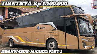 WHAT DO YOU GET FOR A TICKET FOR IDR 1,100,000? TRY THE NEW JETBUS 5 FRONT ROW JAKARTA-PADANG