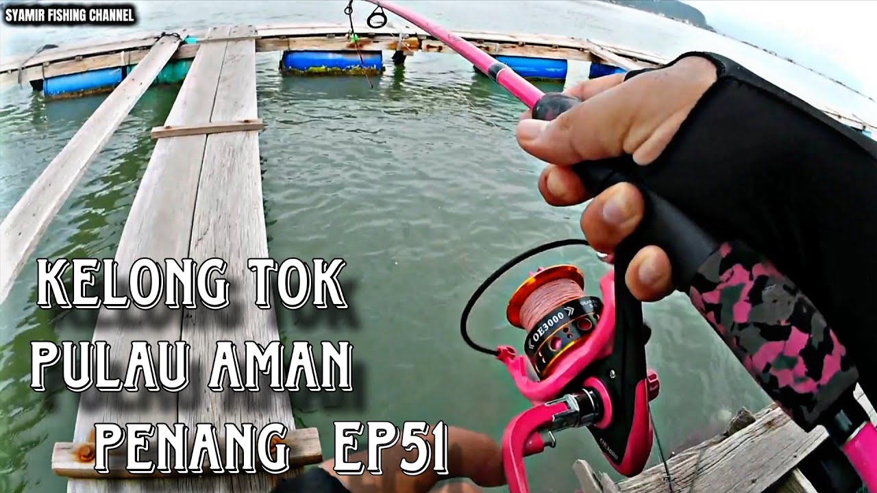 EP51: mancing di rumah rakit | kelong tok pulau aman 