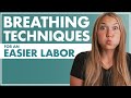 BREATHING Techniques for an EASIER LABOR | How To Breathe During Labor | Birth Doula