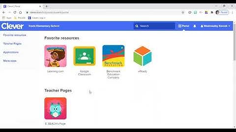 Logging into Clever and Google Classroom