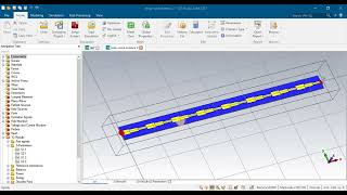 leaky wave antenna for satellite applications WR1800 cst