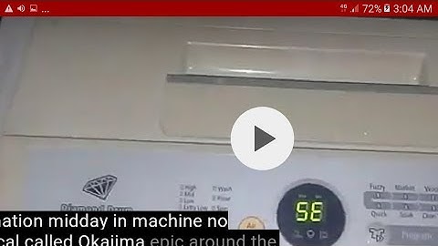 How to resolve Samsung washing machine |5E error |آٹومیٹک واشنگ مشین