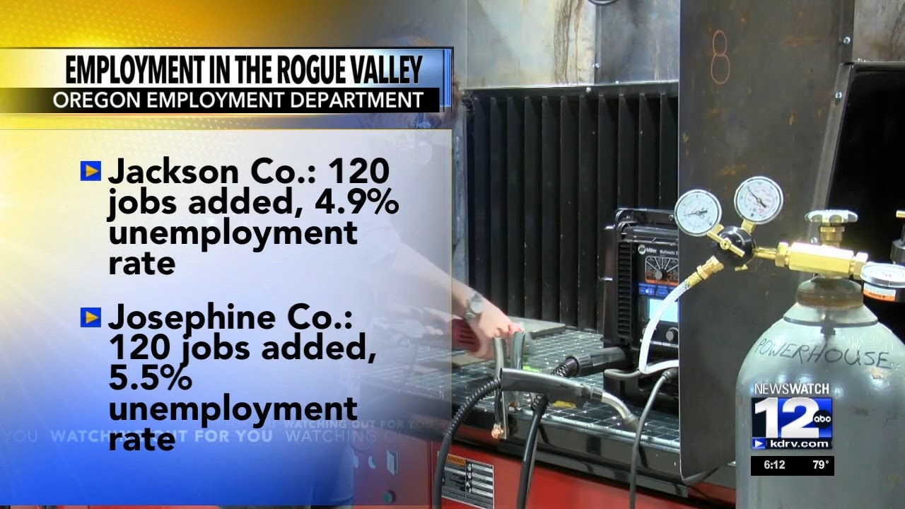 Jackson, Josephine Counties add 120 jobs YouTube