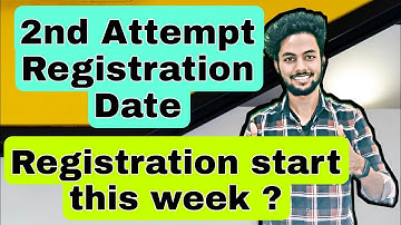 Urgent Update | 2nd Attempt Registration Date |Jee Main 2nd Attempt Registration
