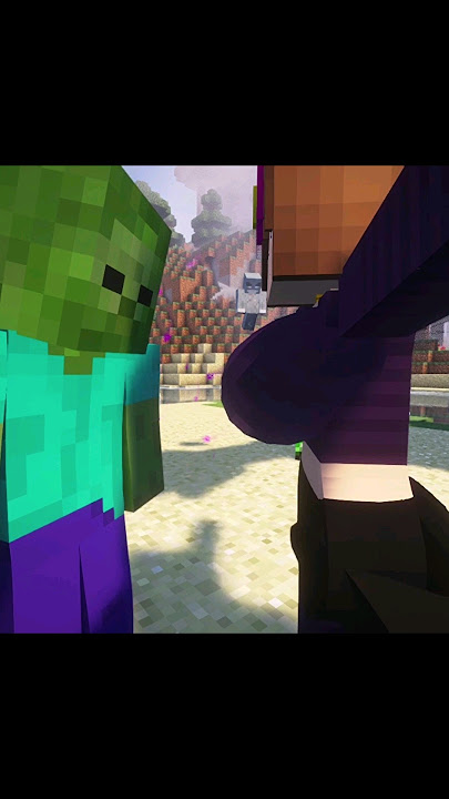 Funny Reaction When A Zombie Uses Jenny Mod 😂 Minecraft 🤮 #minecraft #shorts #gaming