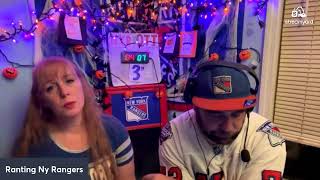 New York Rangers vs Ottawa Senators play by play