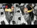 Jayalalitha's photo on head bands worn by couples at mass weddings