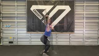 Bag single arm overhead squat
