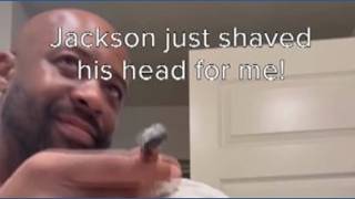 Cousin Shaves Head
