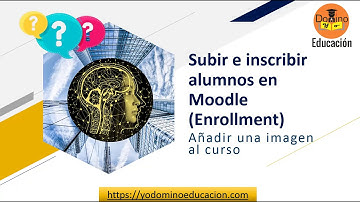 CURSO PARA PROFESORES MOODLE - AÑADIR IMAGEN DE UN CURSO