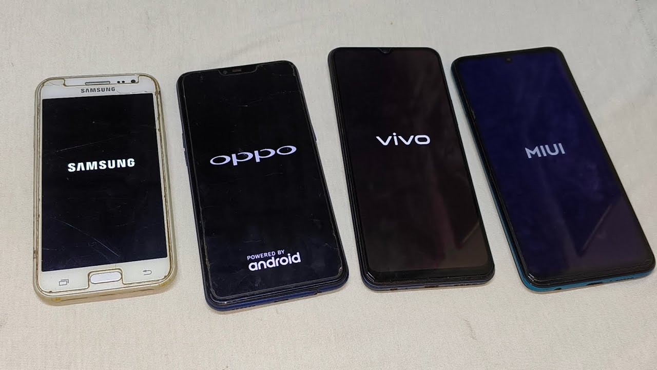 Samsung j2 vs Oppo A5 vs Vivo Y15c vs Redmi Note 9 Pro Reboot Speed Test
