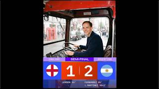 ENGLAND PARK THE BUS🚌 England 1-2 Argentina (442oons Parody)