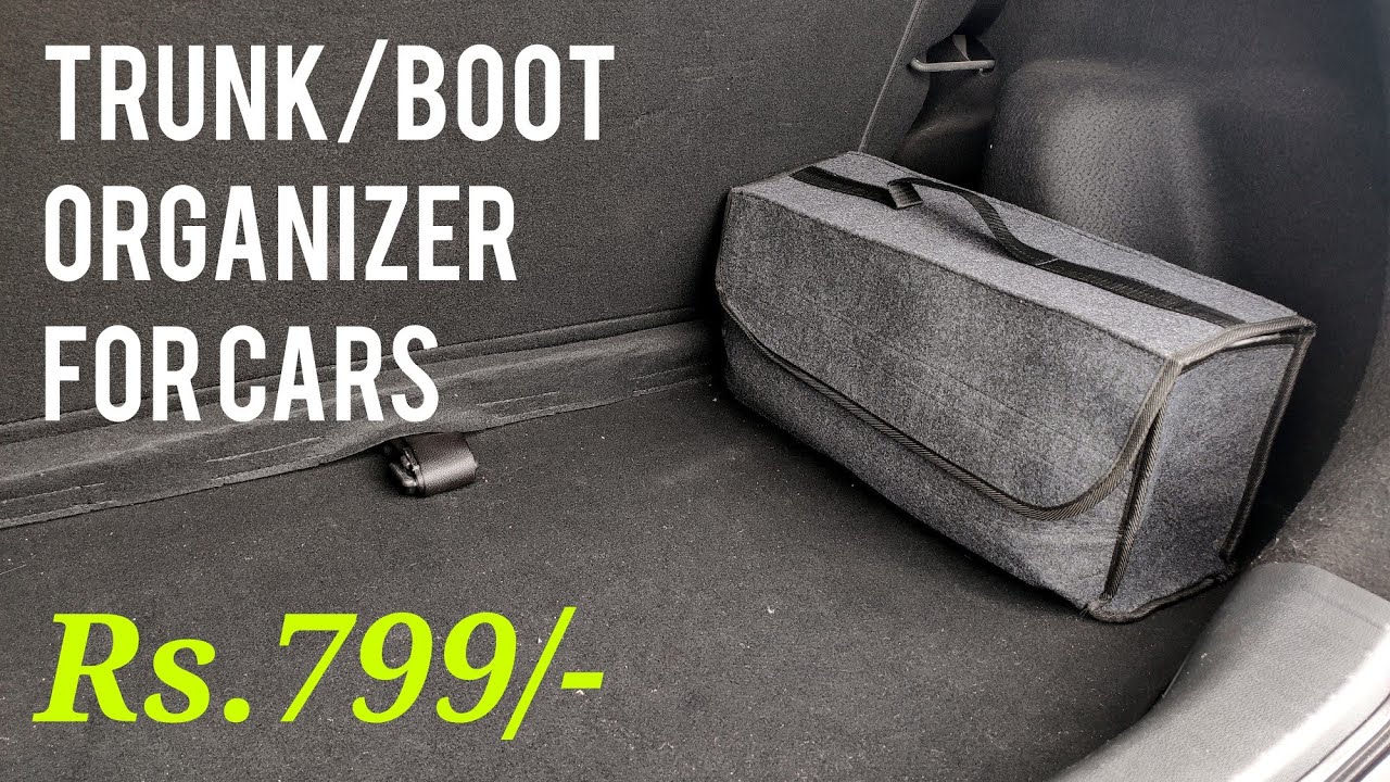 Boot/Trunk Organizer for Cars - MUST HAVE CAR ACCESSORY - TravelTECH 