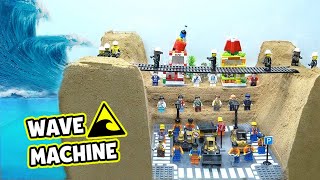 Dam Collapse vs Tsunami Wave Machine Flooding LEGO City - Dam Breach Experiment