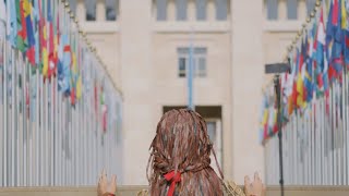 Little Amal | Amal at the Place des Nations 🇨🇭  The Walk