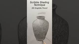 Scribble Shading Technique - Drawing Challenge 1 #shorts