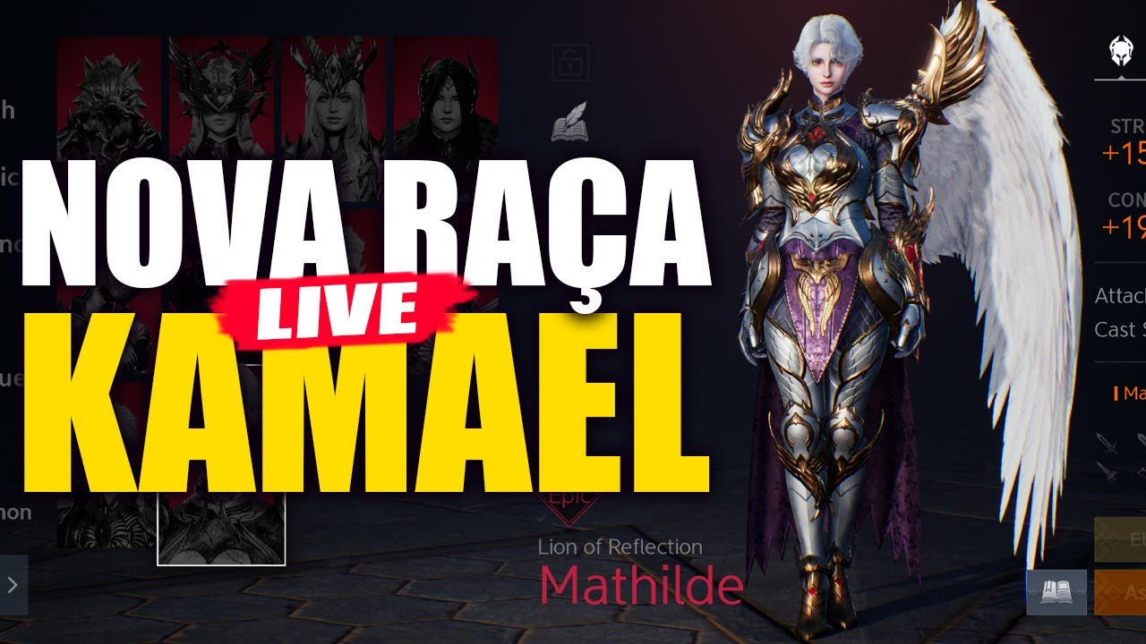 DEPOIS DE 5 ANOS A NOVA RAÇA KAMAEL CHEGOU NO LINEAGE 2M COREANO ...