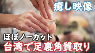 【閲覧注意】ごっそり足裏角質取り！